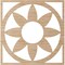 Ekena Millwork Blume Wood Fretwork Pierced Ceiling Medallion, Alder, 30"OD x 10 3/8"ID x 3/8"T CMWP30X30X0375BLAL - alternate 2